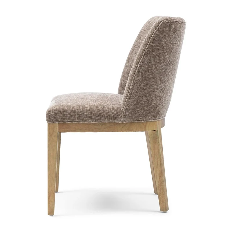 Riviera Maison Esszimmerstuhl Whistler – ohne Armlehnen Warm Mushroom