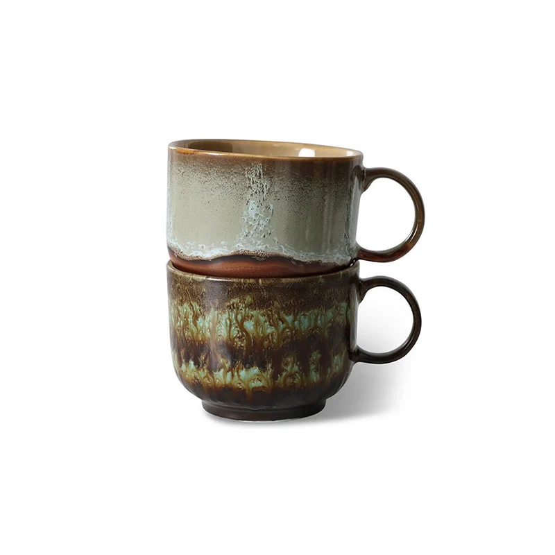 70's Ceramics: Teetassen Odyssey, 2er Set