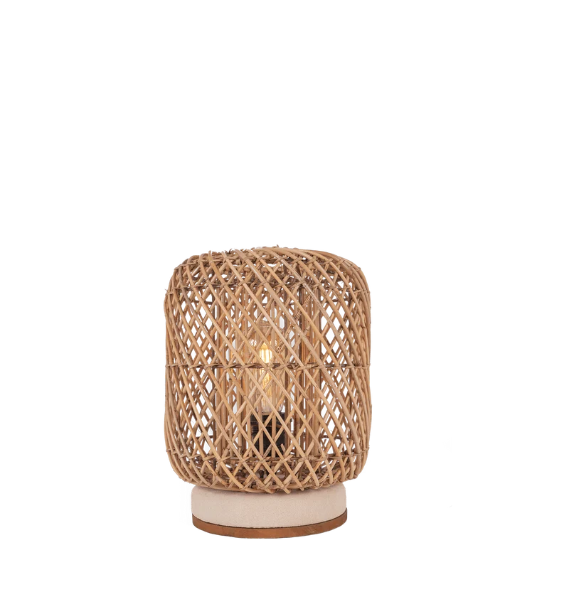 Palma Rattan Tischlampe