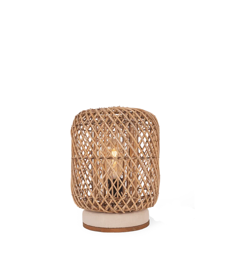 Palma Rattan Tischlampe