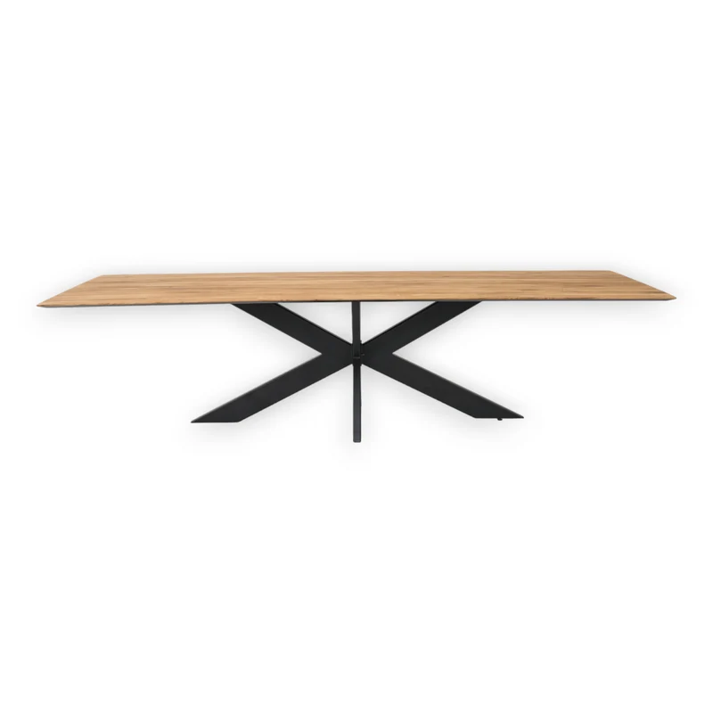 Skagen - Esstisch | Massivholz | Mikadobein Metall - Eiche Geölt