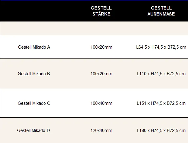 Skagen - Esstisch | Massivholz | Mikadobein Metall - Eiche Geölt