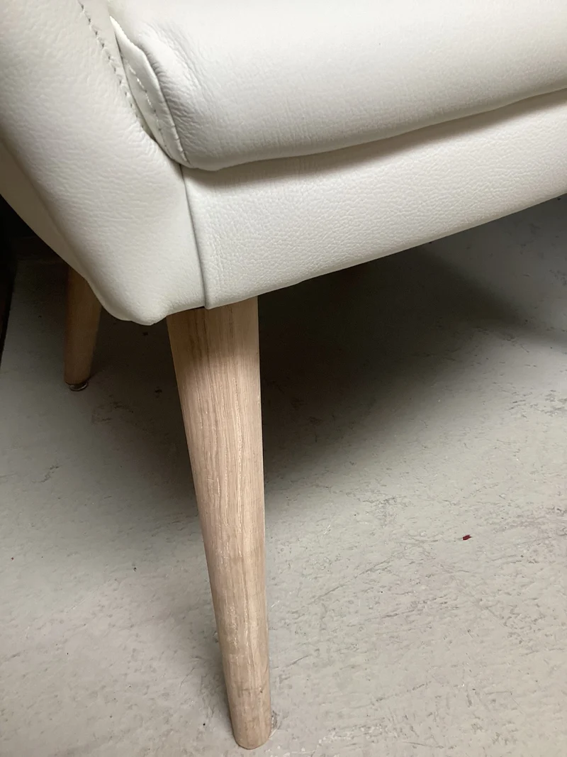 Lucky Sessel - Leder Royal White - Outlet