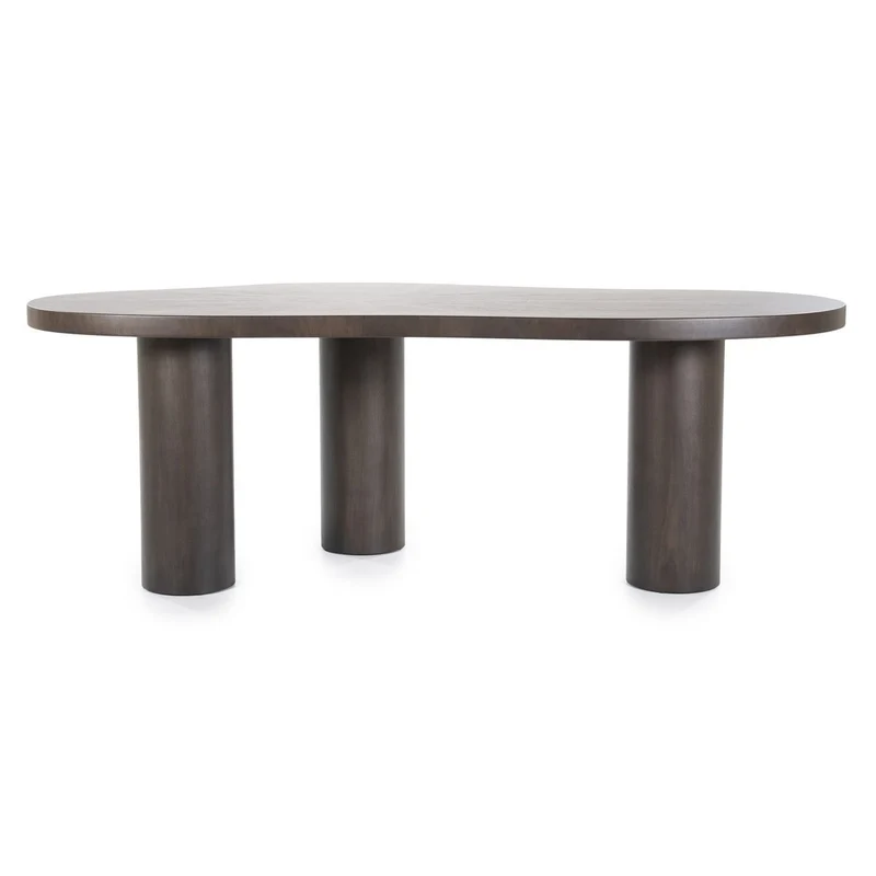 Esstisch BOBBIE organisch 215 x 110 cm Wallnuss