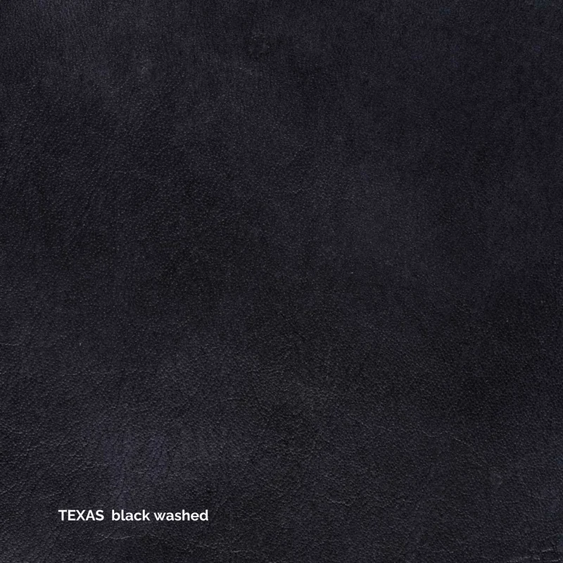 Loke Bank - mit Naht - Leder Texas Black Washed