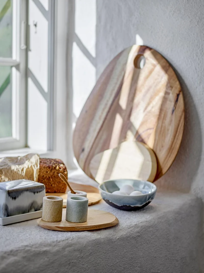 Butterdose Paula, Grau/Blau
