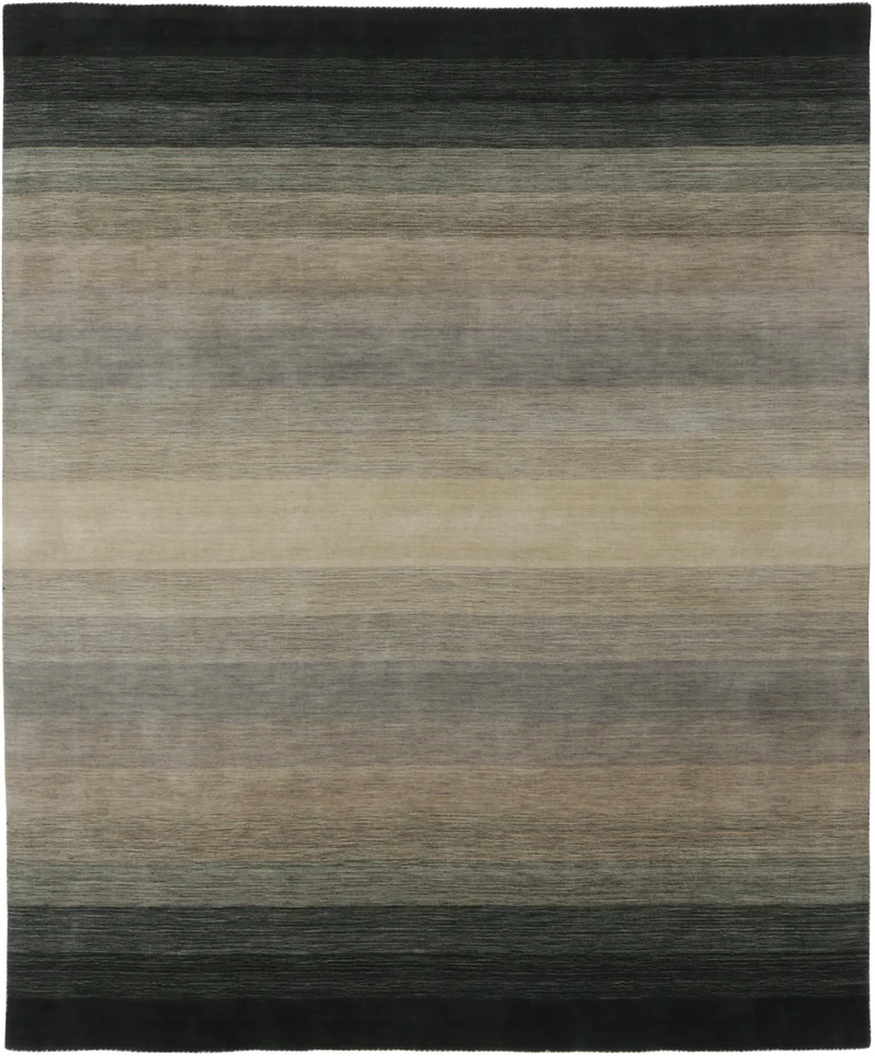Panoramic Teppich - Black Grey