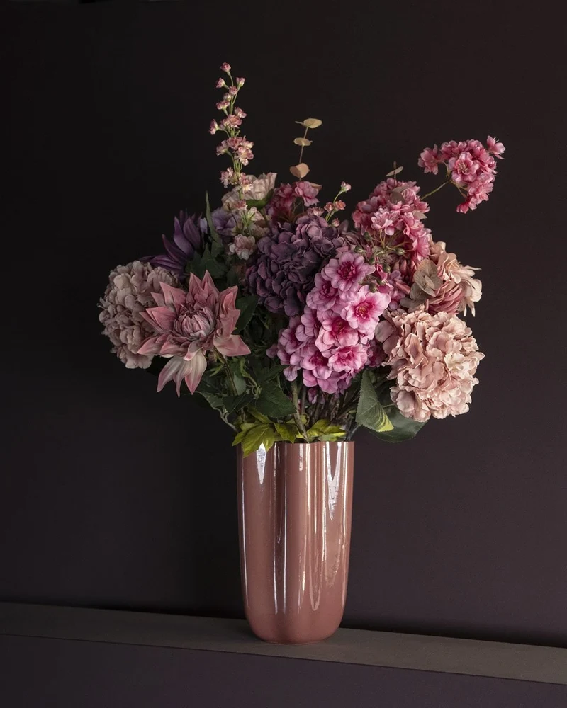 Vase Flori, Korallenrot