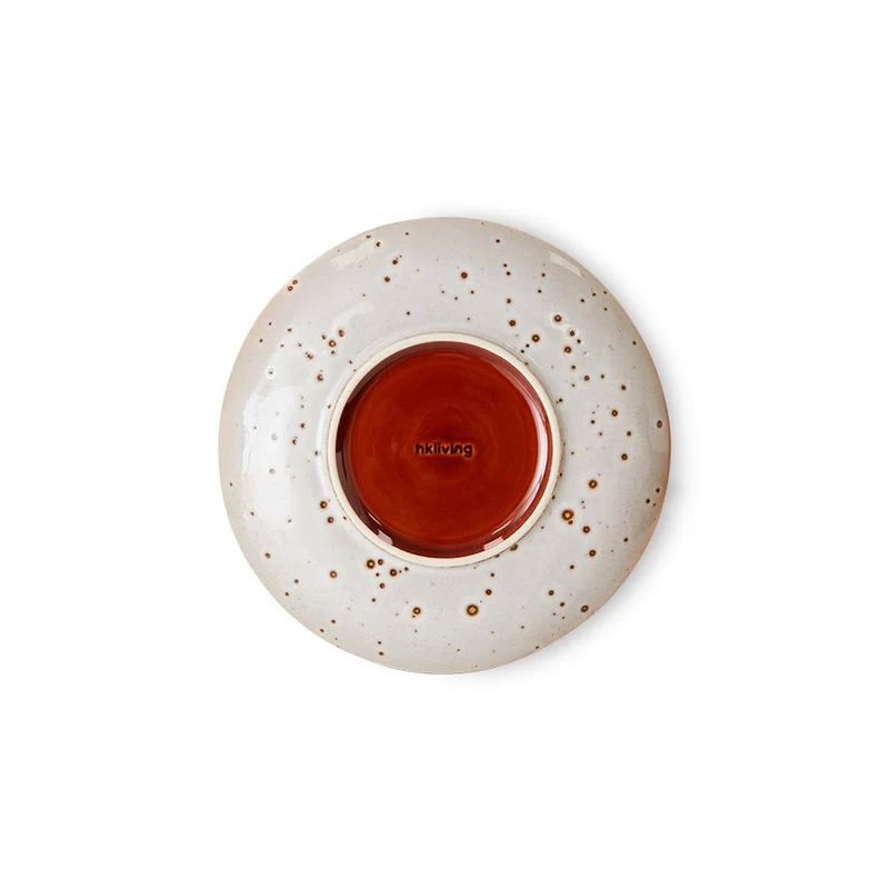 70's Ceramics: Kuchenteller Lychee, Set von 2