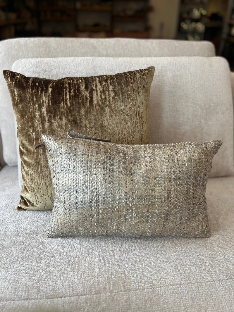 Kissen Scally 45x45 cm Dark Gold