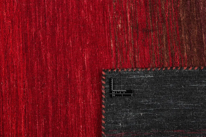 Panoramic Kilim - Black Red