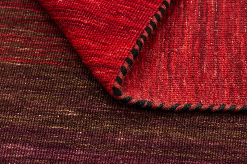 Panoramic Kilim - Black Red