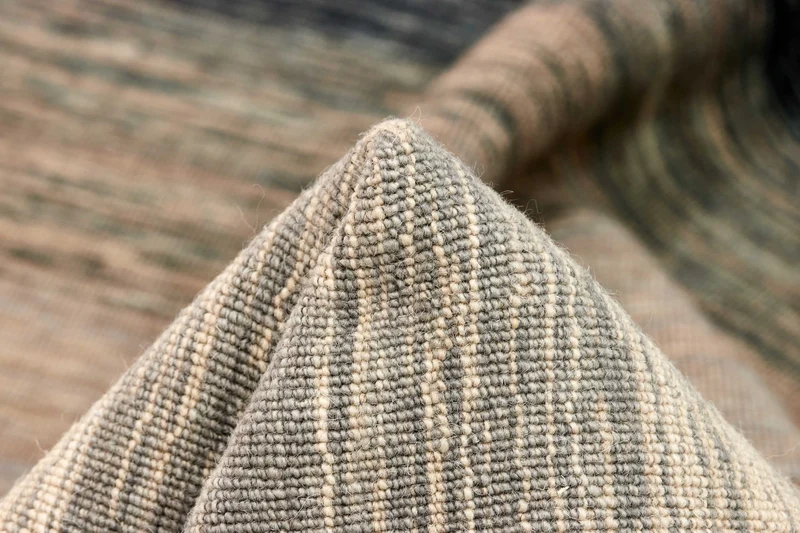 Panoramic Kilim - Black Grey