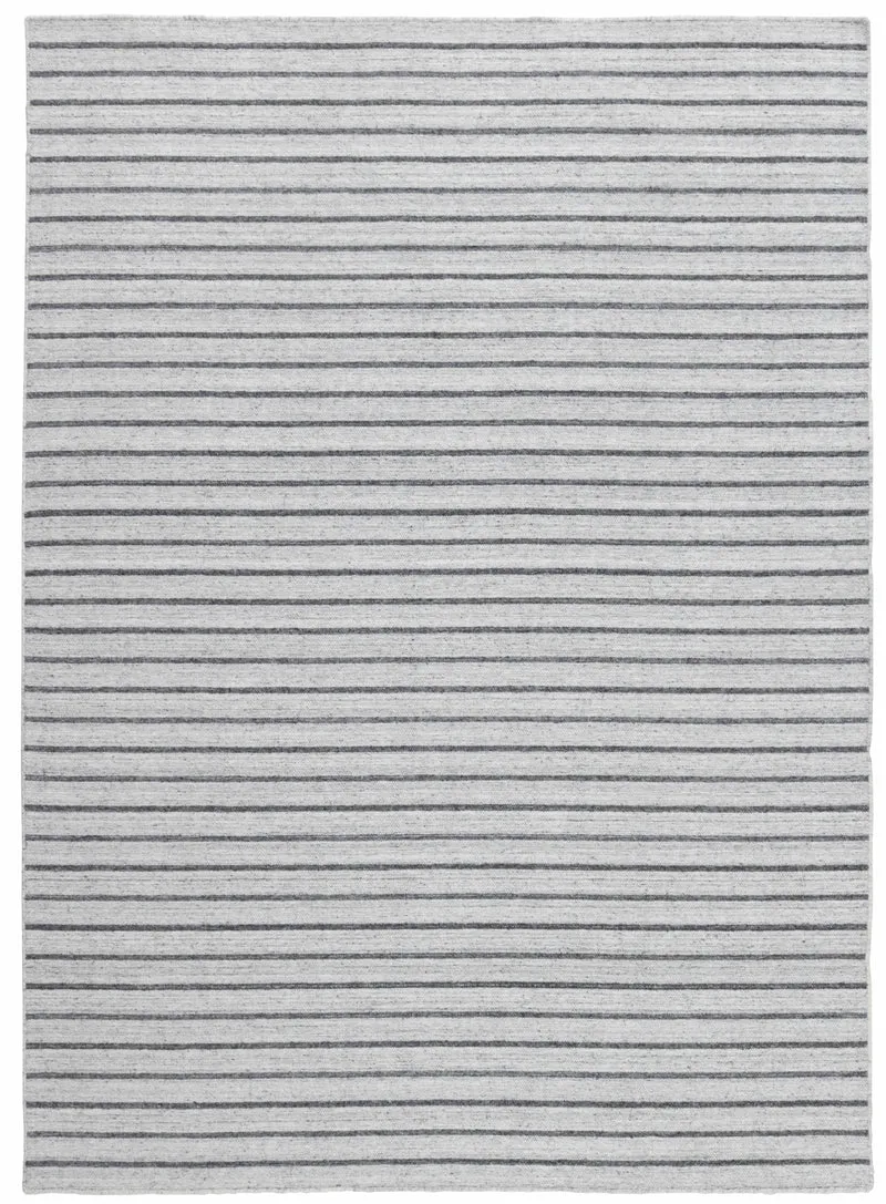 Nouveau Striped Teppich - Silver Dark Grey