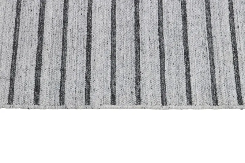 Nouveau Striped Teppich - Silver Dark Grey
