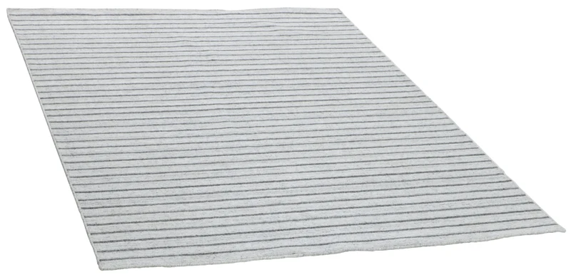 Nouveau Striped Teppich - Silver Dark Grey