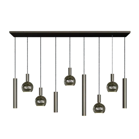 4325 - Riva Pendelleuchte gerade 170cm - 9 Lichter