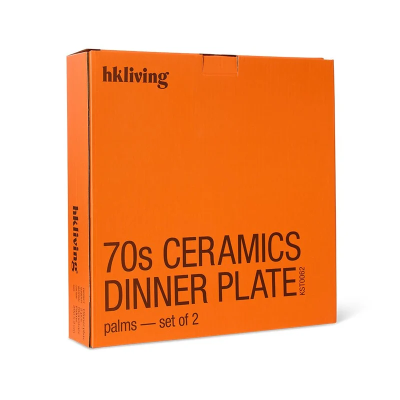 70's Ceramics: Essteller Palms, Set von 2