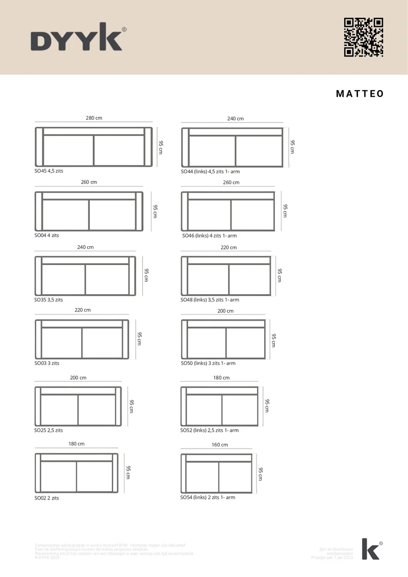 Sofa Matteo