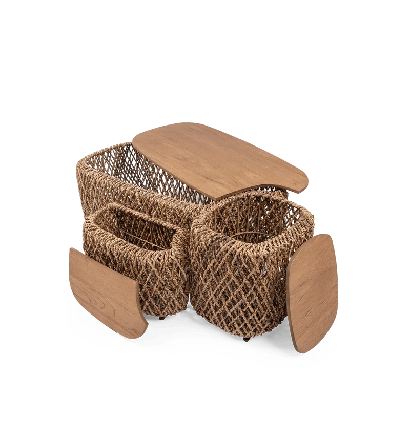 Couchtisch-Set Knut Square, 3er Set