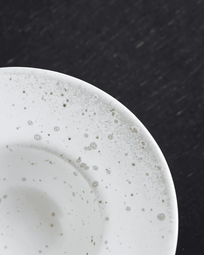 Eierbecher pion, Weiß/Grau, Set von 4