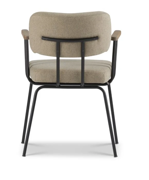 Stuhl Ted mit Armlehne Stone - New Wool