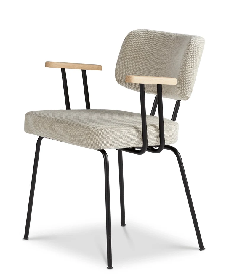 Stuhl Ted mit Armlehne Natural - Portofino