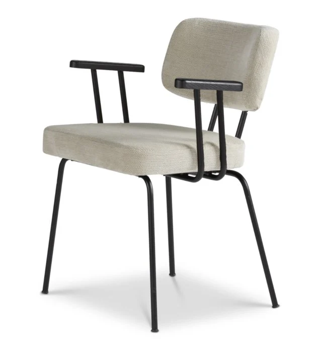Stuhl Ted mit Armlehne Natural - Portofino