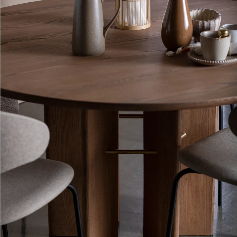 Welve - Esstisch Rund Ausziehbar | Vierbein - Esche Massiv UP