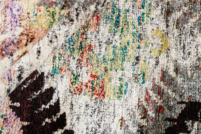 Silk Sari Teppich - Multi Colour 210033