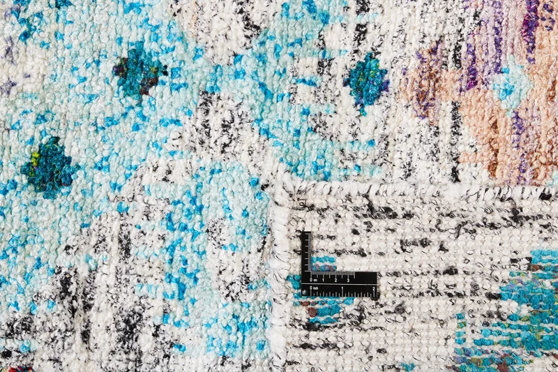 Silk Sari Teppich - Multi Colour 210032