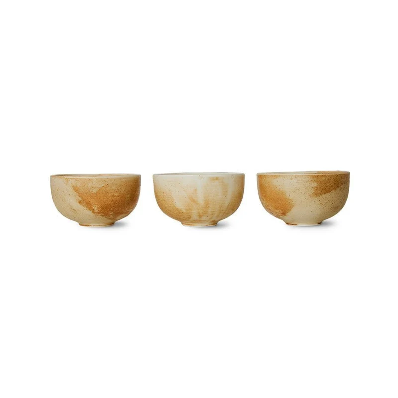 Chef Ceramics: Schüssel Rustic, Creme/Braun, 260ml