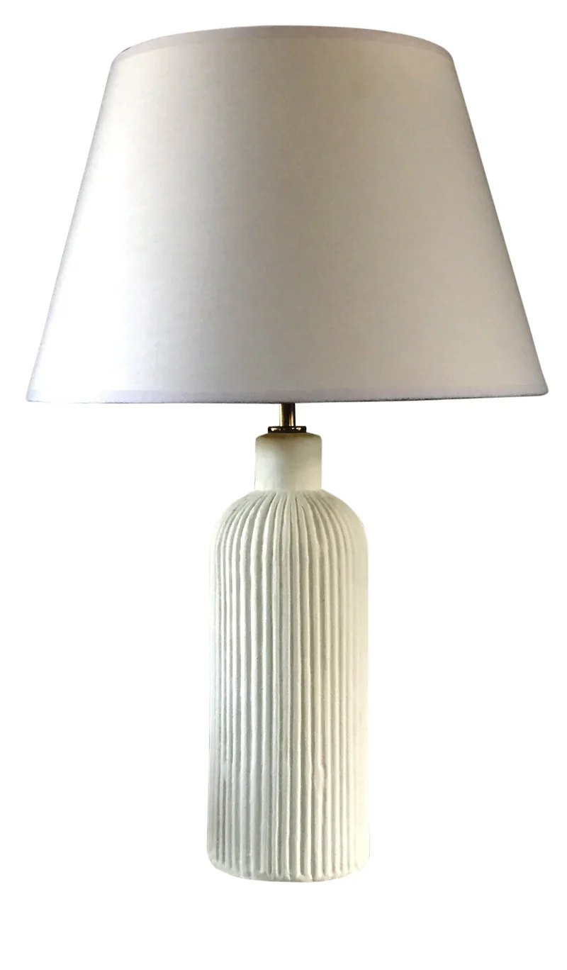 Odina Tischlampe - Keramik Weiß