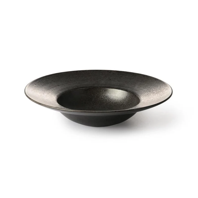Chef Ceramics: Pastateller Rustic, Schwarz, 280ml