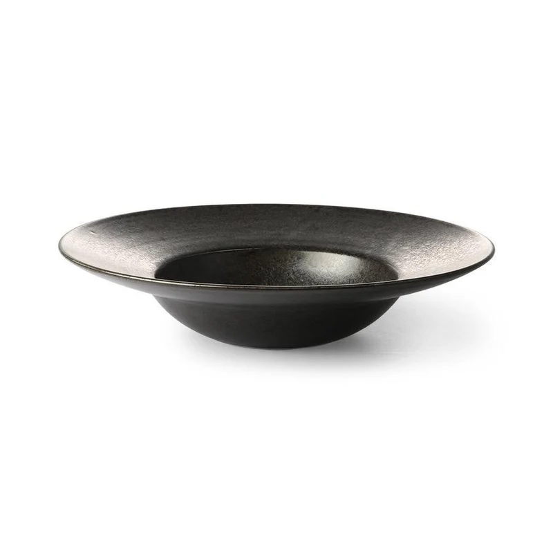 Chef Ceramics: Pastateller Rustic, Schwarz, 280ml