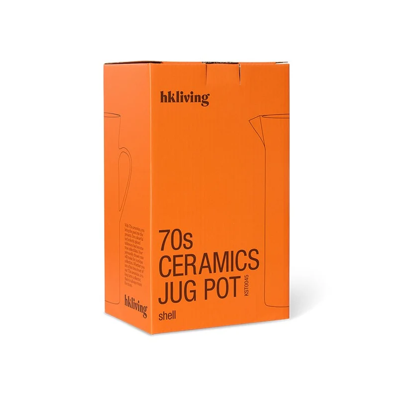 70's Ceramics: Kanne Shell, 1200ml