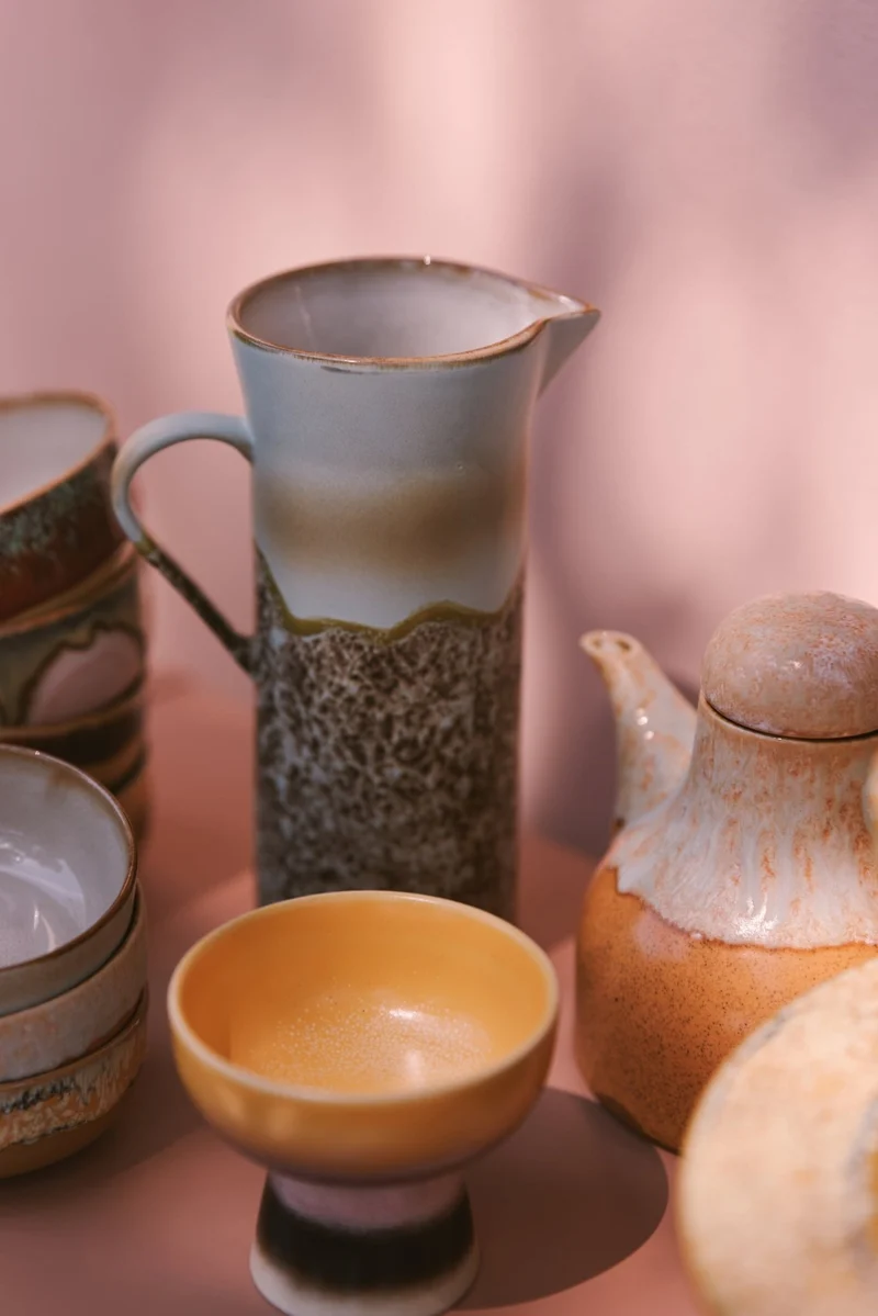 70's Ceramics: Kanne Shell, 1200ml