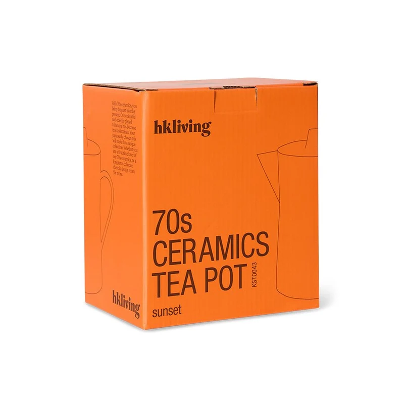 70's Ceramics: Teekanne Sunset, 1000ml