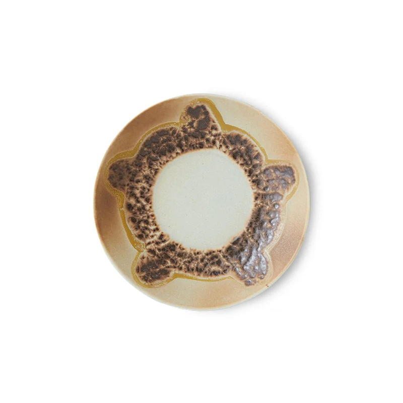 70's ceramics: Untertasse Rocky