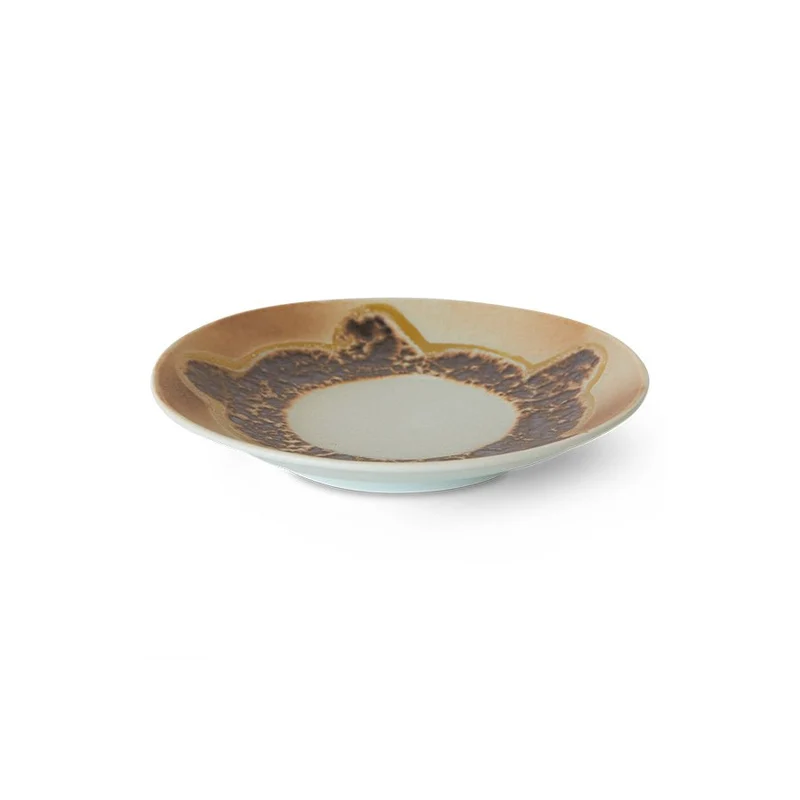 70's ceramics: Untertasse Rocky