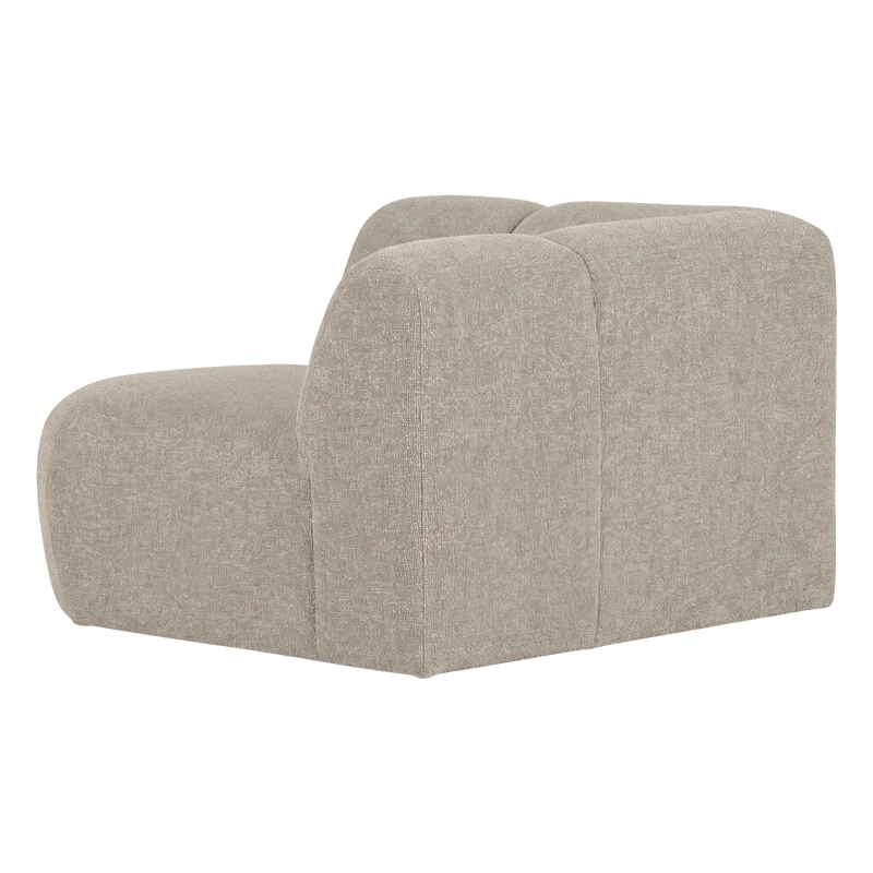 Mojo eckelement rechts bouclé beige melange
