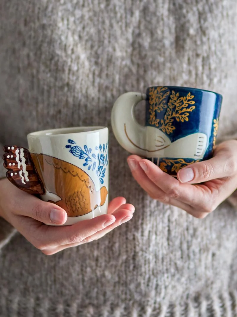 Tasse Hezha, Natur, Steingut
