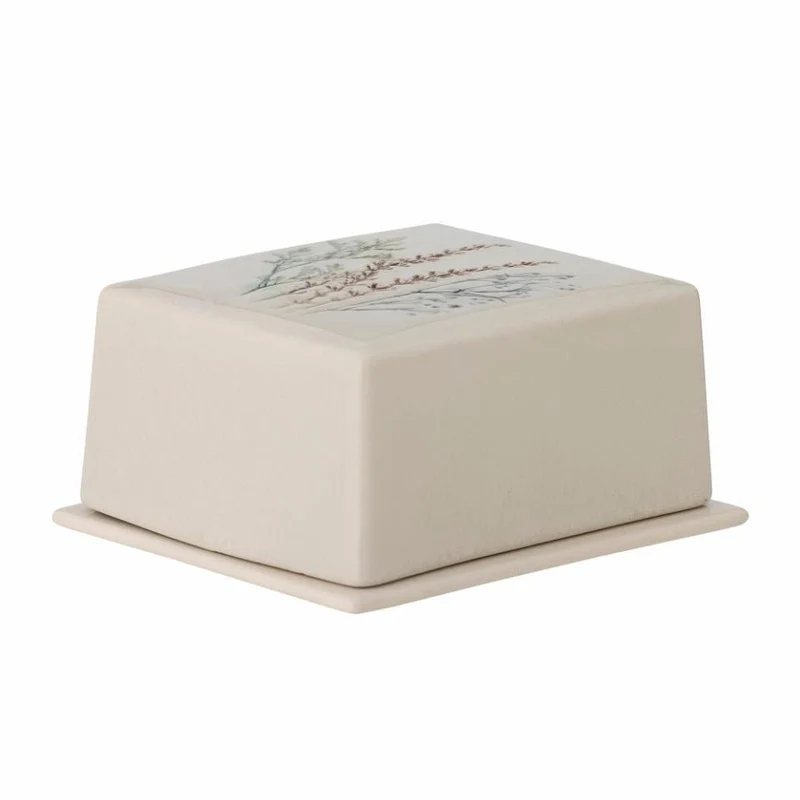 Butterdose Bea, Steingut, Natur