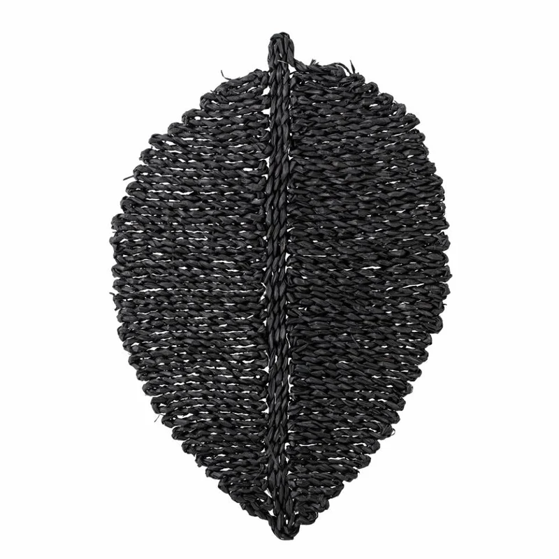Tischset Seegras Schwarz