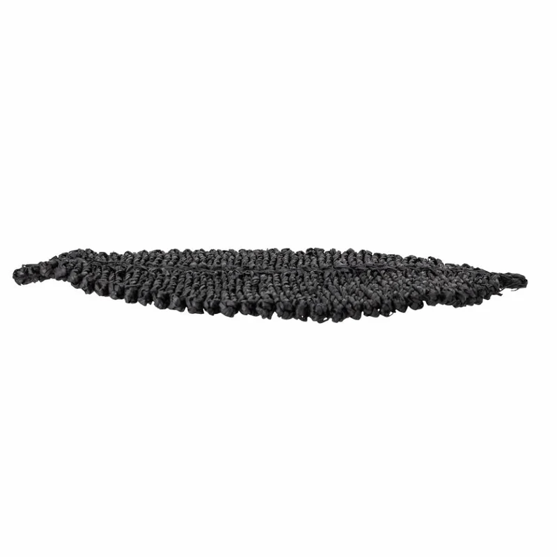 Tischset Seegras Schwarz