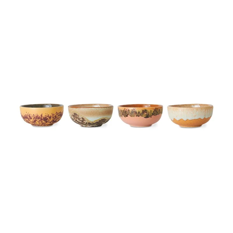 70s ceramics: Schüsseln Marine, XS bowls