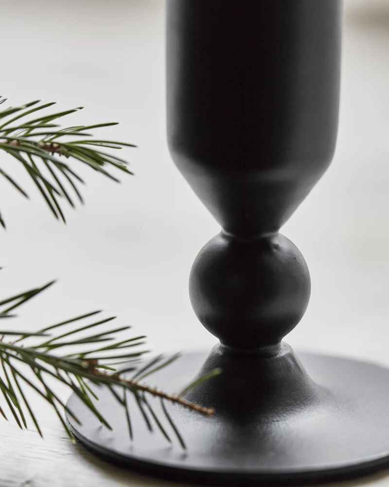 Kerzenständer, HDFolk, Antikes Schwarz
