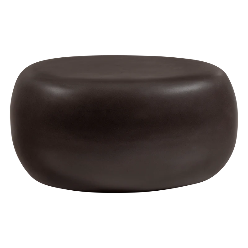 Pebble Beistelltisch 31x65x49 cm Dunkelbraun