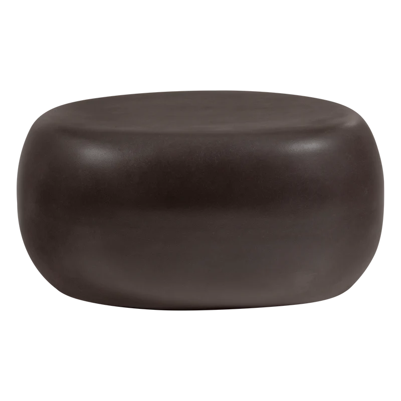 Pebble Beistelltisch 31x65x49 cm Dunkelbraun