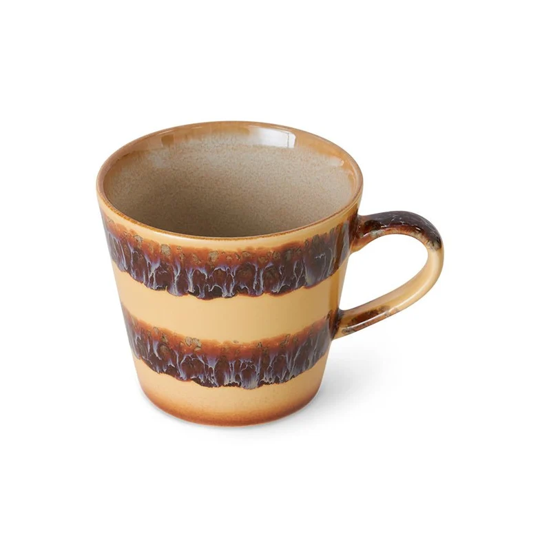 70's Ceramics: Cappuccino Tasse Cliffs, 300 ml